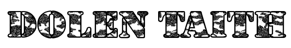 Dolen Taith font preview